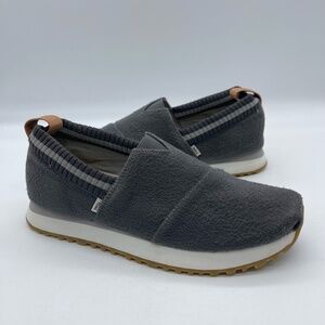 TOMS Alpargata Resident 2.0 10020166 Women's Size 10 Casual Slip-On Shoes Gray